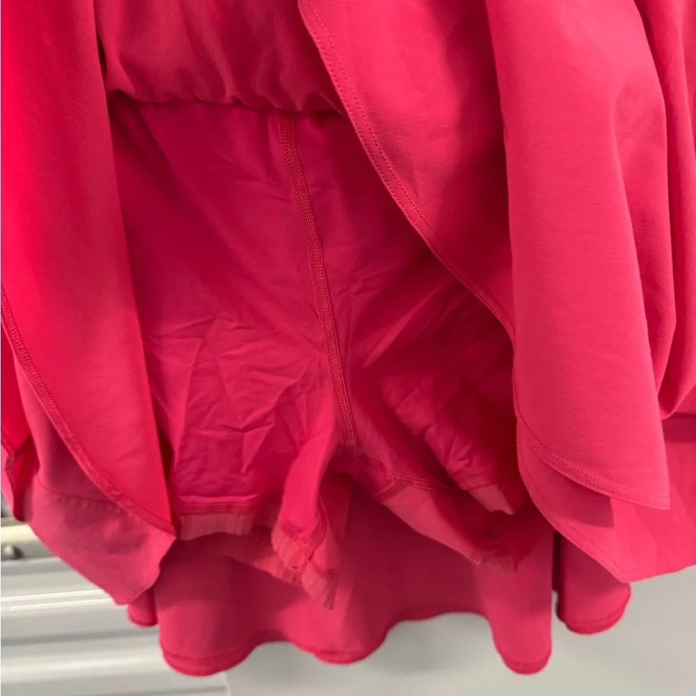 Lululemon fuchsia pink tennis skirt with built in shorts - Picture 8 of 13